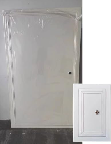Trampilla Pladur Panel de Acceso para Puerta de Ático para Fontanería y Electricidad. Panel de Acceso Grande de 40 X 100, 50 X 100, 60 X 100 Y 80 X 100 Cm. Puerta de Inspección con Cerradura.(20x34in(