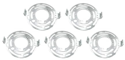 FytStycale 5 soportes para luminarias, base circular y estructura metálica, 115 Milímetros