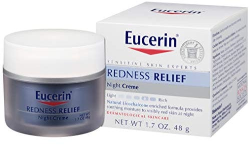 Eucerin Rötungen Beruhigende Nachtcreme, 1,7 Unze