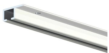 NEWLY - Cimaise Top Rail pour Plafond - Longueur 200 cm - Blanc (RAL 9010)