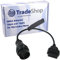 Trade-Shop 38Pin Rundstecker Mercedes Benz ODB DLC Adapter für 16Pin ODB2 Stecker OBD Diag AGV4000 Multiprotokoll Interface/OBD-509 / OBD-702 / OBD2000 / PS-100 / Snap-On/VAS/VCDS/X-100