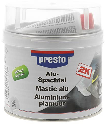 Presto 443602 Mastic pour Aluminium sans styrène 1000 g
