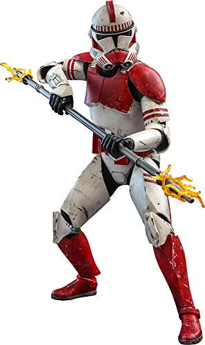 Hot Toys Star Wars The Clone Wars Coruscant Guard Clone Trooper 1/6 Scale 30,5 cm Sammelfigur, Mehrfarbig