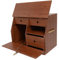 Grooming Deluxe Show Grooming Box, Farbe:braun