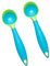 HEMOTON 2Pcs Silicone Scoop Spoon Ice Cream Scoop with Trigger Ice Cream Paddle Ice Ball Maker Ice Cream Spade with Silicone Handle