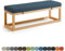 Lsjoaw Bankauflage Bankkissen Sitzauflage Sitzkissen Bank 140X50X3CM Stuhlkissen Bankpolster Schaukel mit abnehmbarem Bezug für Fensterbank Outdoor Gartenmöbel Terrasse Drinnen Sitz,Grey Blue