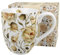 DUO FLORAL XXL Becher 1000 ml ENGLISH ROSES WHITE New Bone China Porzellan