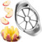 Generic Trancheuse à Pomme en Acier Inoxydable,Trancheuse à Fruits, Portionneuse à Pomme, Coupe Pomme Acier Inoxydable pour une Coupe Rapide et Facile des Fruits