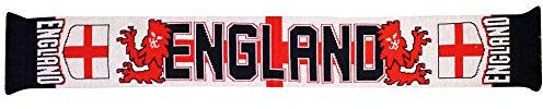 Beyond Happy England EUROS Football Supporters’ Scarf - Three Lions Fans Scarf (100% Acrylic)