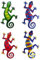 4 Stück Metall Gecko Wanddekoration, 21,6 cm, Weihnachtswandskulpturen, Outdoor-Wandkunst, Dekoration, Gartenornamente, Eidechse zum Aufhängen für Hinterhof, Veranda, Zuhause, Wohnzimmer, Büro