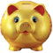 Golden Pig Sparschwein Spardose Keramik Schwein 24 cm