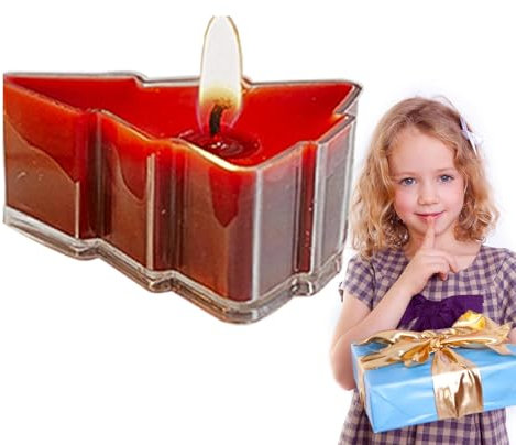 Kleine Weihnachtskerzen - Duftkerzen für die Festtage | Weihnachtsduft-, Winter-Dekoration für Party und Urlaub, Elegante Kerzen für Neujahr und Weihnachtsfeiern