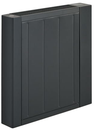 ECOSO Lex 1000W Anthracite WiFi Ceramic Core Smart Electric Heater - 486mm x 495mm