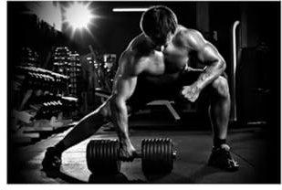 Modernes Fitness-Poster mit Langhantel und Kurzhantel, inspirierendes Leinwandbild, Fitness-Enthusiasten, Poster, Drucke, Wandkunst, Raumdekoration, 42 x 60 cm, ohne Rahmen