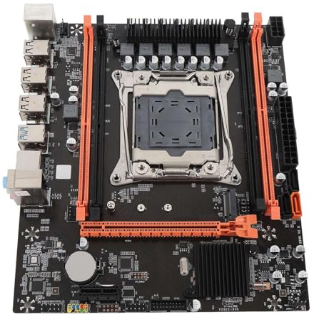 Yanmis X99H Computer Motherboard, LGA2011 3 4 DDR4 Desktop Motherboard, Desktop Mainboard, USB3.0, M.2 Nvme Serial ATA 3.0 Interface, Support for CPU E5 V3 V4 I7 58xx 68xx Series
