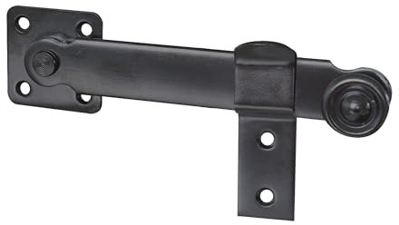 Fléau de Persienne Volet - Poignée de Fléau avec support - Aluminium Noir - Longueur 160 mm - Torbel - Fabrication Française