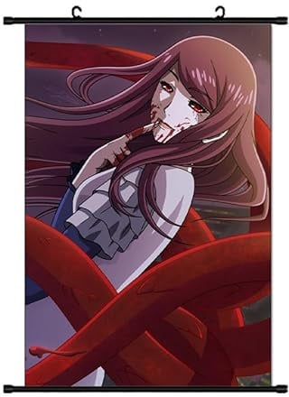 Tongyundacheng Kirishima Toka Anime Poster Kamishiro Rize Figur Scroll Poster Anime Kaneki Ken Wandgemälde 40x60cm Manga Poster für Schlafzimmer