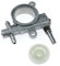 UYTGFO Adatto for Makita DCS230T DCS231T DCS232 THCU02C1 HCU02ZX2 BUC250 BUC300 168393-2 Pompa dell'olio + vite senza fine