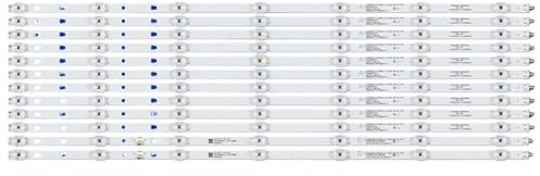 12pcs/Kit 7leds strips for JVC for 65 TV for LT-65N675 LE65U6500U 65D07A-ZC29AG-01E -01 Easy to replace