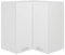 Festnight Küchenschrank Eckhängeschrank Küche Hängeschrank Küchenblock Küchenzeile Küchenmöbel Küchenmodule Küchen Schrank Aufbewahrungsschrank Weiß 57x57x60 cm