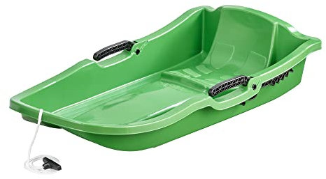 Stiga Pacer Bio Luge de Neige avec Frein, Vert Taille Unique