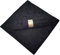 i-Sure Quadratische Servietten, aus hochwertigem Polyester, Schwarz, 4 Stück