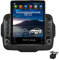 Plusfish 2 Din 9.7 Zoll Touchscreen Autoradio Bluetooth MP5-Player Für Jeep Renegade 2014-2018 Mit Rückfahrkamera Unterstützung Carplay/Android Auto/Bluetooth/DSP/4G/RDS FM-Radio/DAB +,Ts100