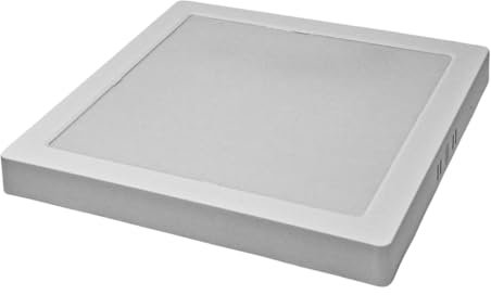 ZONE LED SET - 24W LED-Panel Aufputzmontage, Deckenlampe, Kunststoff, Deckenleuchte, IP20, Quadrat, 28,9 cm, Warmweiß, 3000K, 1-er Pack
