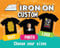 Custom Iron On Heat Transfers - 2 Inch - DIY T-Shirt Heat Transfer Ready to Apply DTF Iron On Personalised - Your Custom Design, Gang Sheet Transfers