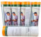 Goldband Abdeckfolie mit Klebeband (5Stk x 180cm x 20m) Malerband Klebeband mit Abdeckfolie | Abklebeband mit Folie, Innen u. Außen | Folie zum Fenster abkleben | Klebeband mit Folie
