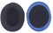 Ear Foam Earpad Sponge Cushion Headband Beam for HYPERX Cloud Stinger Wireless Console Gaming Headphones Replacement Ear Pads (black mesh with blue background)