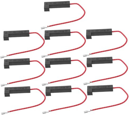 ANDRESLAD Fusibles De Alta 800 Ma Para Reparación De Microondas 10 Piezas Protección Confiable y Duradero