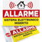 10 Adesivi ALLARME dimensioni cm 10x7 | Antifurto | Etichette Dissuasive Deterrenti | Alta Resistenza all'Esterno | Confezione da 10 pz