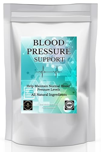 Blood Pressure Support - High Potency Natural Food Supplement Pills - 180 Day Supply