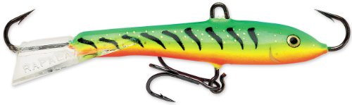 Rapala - Leurre de Pêche Jigging Rap - Matériel de Pêche Nage Naturelle - Leurre Pêche pour Jigger - Profondeur de Nage Variable - 9cm / 25g - Fabriqué en Estonie - Glow Tiger