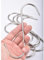 Alele Fleischhaken 12,7 cm 15,2 cm, Edelstahl S-Haken für Grillen, Hängen, Räuchern, Schlachten, Grillen Meat Hook 6 Inch