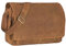 STILORD 'Nick' Umhängetasche Leder Herren Damen Unitasche 15.6 Zoll Laptoptasche Aktentasche Bürotasche Vintage Büffel-Leder, Farbe:dijon - braun