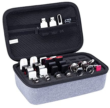 Aenllosi Tasche für USB Flash Drive Speicherkartenhalter Aufbewahrung für SanDisk| Hama| Intenso| Philips| Samsung| TOPESEL| Verbatim (nur Tasche)