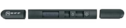 easyPART Kompatibel/Ersatz für BOSCH 00757781 Schiebeschalterleiste Blende + 2 Kappen Dunstabzugshaube Neff 757781