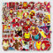 LYLSDSB 52 Stück Iron Man Aufkleber Superhelden, Comic-Legenden, wasserdichte Aufkleber für Laptop, Gepäck, Telefon, Wasserflasche, Skateboard, Auto, Fahrrad, Cartoon, Marvel-Aufkleber für Kinder