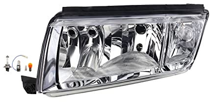 Johns, Scheinwerfer kompatibel zu Skoda Fabia 6Y 09/99-03/08 links + Leuchtmittel
