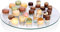 Copper Top - Tempered Glass Lazy Susan 360 Rotating Turntable Serving Tray Cake Decorating Plate