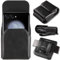 NINKI for Motorola Razr 2025 Case Razr+ Case 2025/2023 / 2024 Razr+ Plus Cases Belt Clip,Galaxy Z Flip 6 Holster Moto Razr 60 Ultra/Razr 50 Pouch,Razr 2024 Holster for Sumsung Z Flip 7 6 5 4,Black