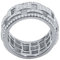 .iced-out. Sterling 925er Silber Ring - CONNECT - 11