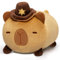 Mewaii Capybara Plüschkissen 20CM Weiches Kawaii Kuscheltier für Kinder,Niedliches Wasserschwein Plüschtier,Perfektes Kuschelkissen und Geschenk