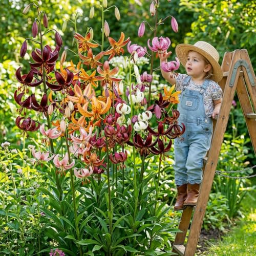 FLORIUM Martagon Lilien Zwiebeln Kollektion 5 Sorten – 10 Zwiebeln