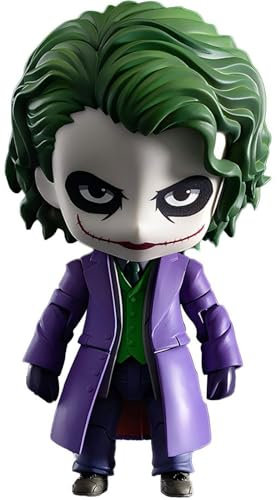 Keyhvao Joker Actionfigur, Anime-Modell, Statuen, Heath Ledger, Joker-Figuren, niedliche Dekoration, PVC-Material, Geschenke für Fans und Freunde, Uni, 10 cm