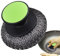 Bohany Brosse à Vaisselle pour Cuisine - Brosses de Nettoyage en Acier Inoxydable - Manche Antidérapant en INOX avec Poignée pour Plaques de Cuisson, Bols et Tasses