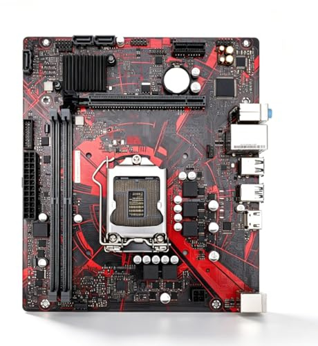 Goshyda H410M V3 Computer-Motherboard, LGA 1200 Sockel Desktop-Mainboard für Core I9 I7 I5 I3 Pentium Gold Celeron CPU der 10. Generation, mit DDR4 64 GB Dual-Channel-Speicher