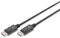 DIGITUS DisplayPort-Kabel - UHD 4K/60Hz - 2m - mit Verriegelung - HBR 2 - Kompatibel mit Monitor, Gaming-Grafikkarte